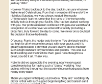 Mother of the Bride 11 October 2008