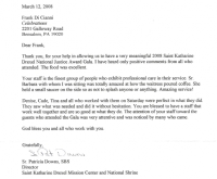 2008 Saint Katharine Drexel national Justice Award Gala